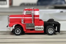 TYCO US-1 ELECTRIC TRUCKING RED PETERBILT SEMI TRUCK ON A RECONDITIONED CHASSIS