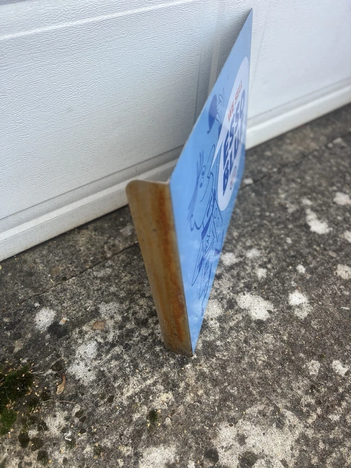 Esso blue heavy metal sign sign , 16in by 23in - Image 3 of 4