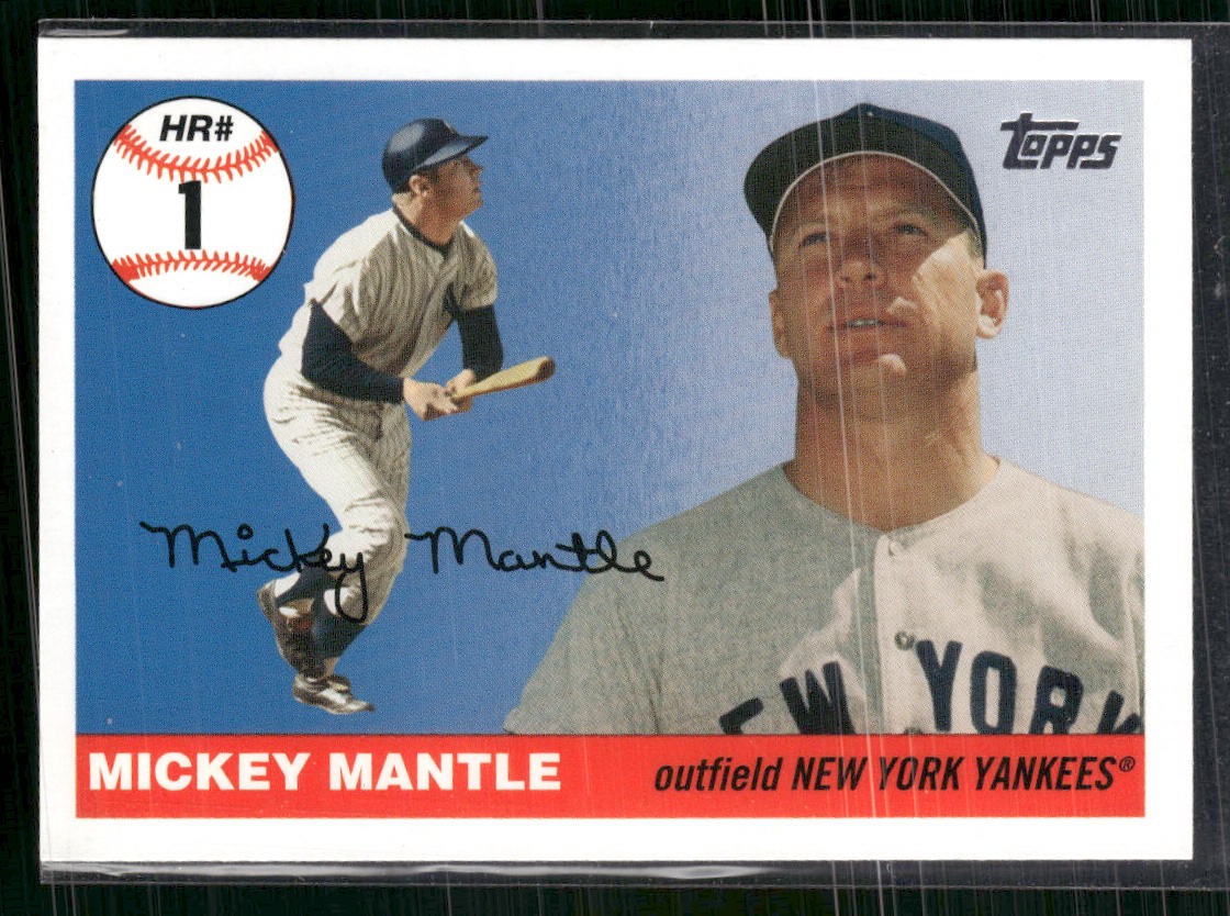 2006 Topps #MHR4 Mickey Mantle Mickey Mantle Home Run History