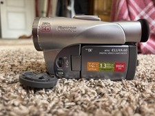 Canon Elura 60 MiniDV Camcorder 14x Optical Zoom Image Stabilization LCD Silver