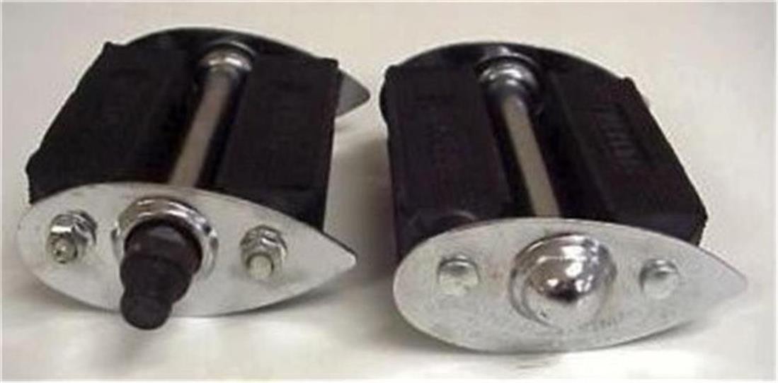 antique mens Persons Majestic TEARDROP bicycle PEDALS 1/2" thread vintage PAIR