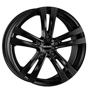 4x MAK Zenith gloss black 6.5x16'' ET30 LK4 98 ML 58.1 Alufelgen 16 Zoll