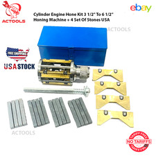 New Cylinder Engine Hone Kit 3 12 To 6 12 Honing Machine 4 Set Stones Usa New Cylinder Engine Hone Kit 3 12 To 6 12 Honing Machine 4 Set Stones Usa