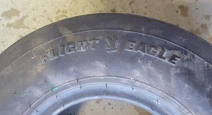 Goodyear 18 5.5"Flight Eagle Aviation Tire 10 ply 185F03-5 custom 4k lbs Special