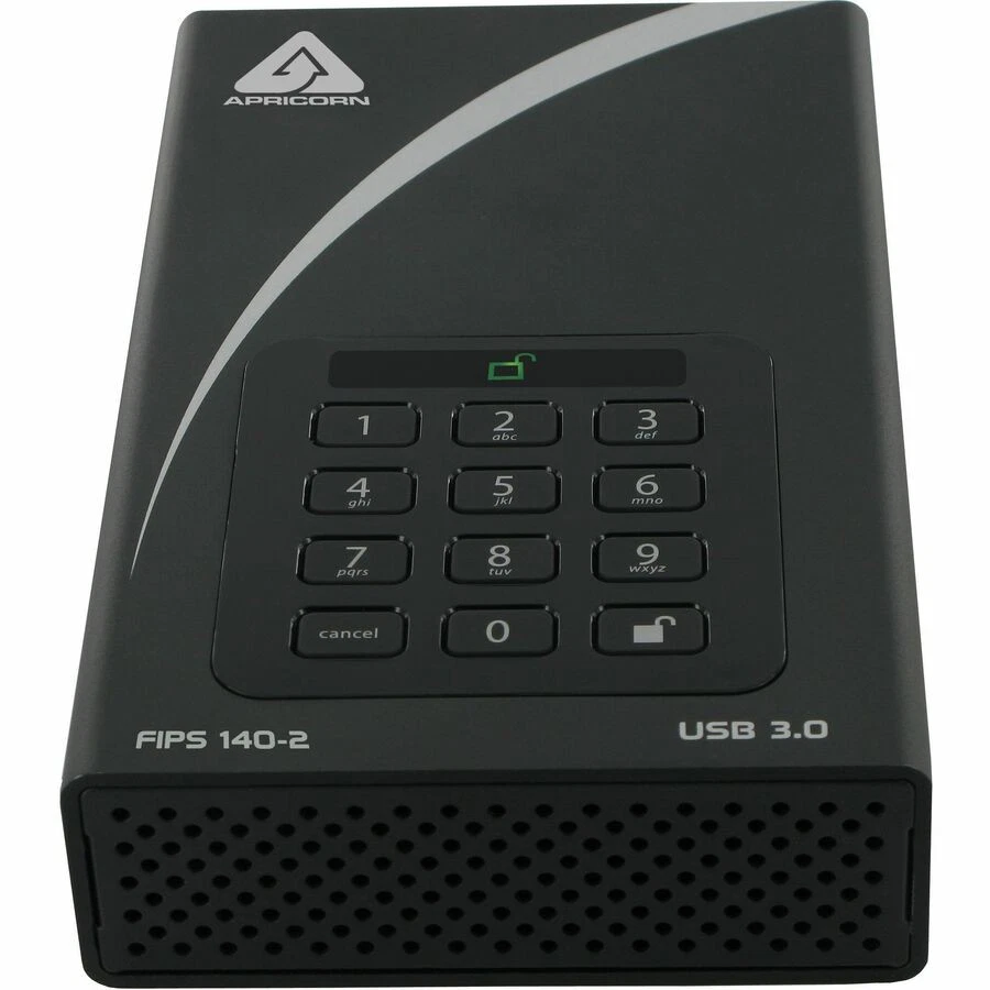 Apricorn Aegis Padlock DT FIPS ADT-3PL256F-10TB 10 TB External Hard Drive - TAA - Image 3 of 4