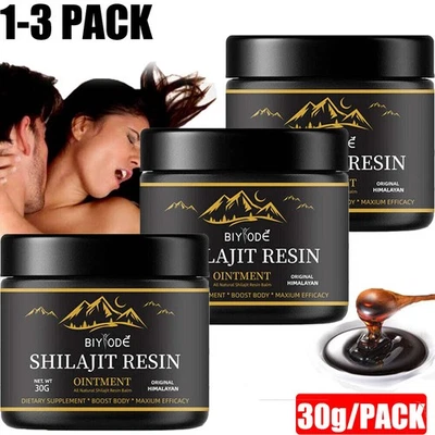MARKENLOS Reines 100% Himalaya Shilajit Weiches Harz Organisch Extrem Potent Fulvic Acid