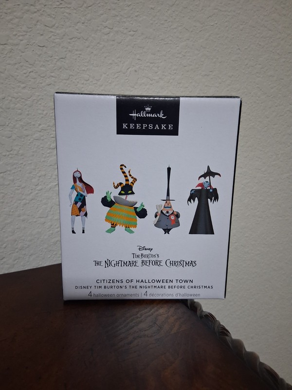 Hallmark 2025 Nightmare Before Christmas Citizens Of Halloween Town Ornaments