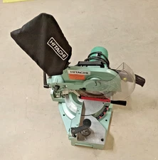 Compound Bevel 10" Miter Saw Hitachi C 10FC Tested Working Preowned