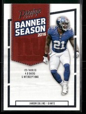 2017 Panini Prestige #33 Landon Collins Banner Season