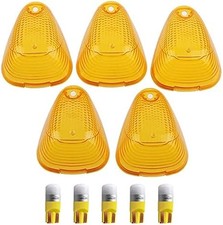 LED Roof Lights Lenses Amber Cab Marker Clearance Running Compatible with 1999-2