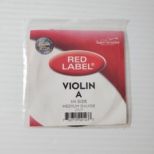 Red Label Violin A Single String 1/4 Super Sensitive Medium Gauge 2123