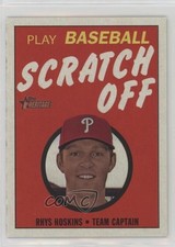 2019 Topps Heritage High Number 1970 Scratch Offs Rhys Hoskins #19 0ot5