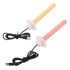 2 Pcs Parrot Heating Pole Bird Cage Heater for Parakeets USB Warmer