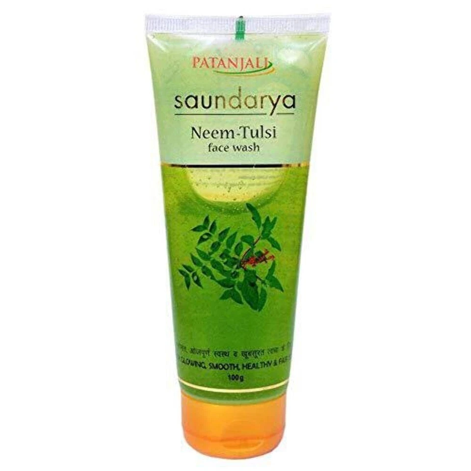 Patanjali Saundarya Aloe Vera Neem Tulsi Face Wash For Pimples 100gm - Imagem 3 de 4