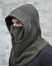 balaclava Olive khaki, warm fleece balaclava, winter balaclava     