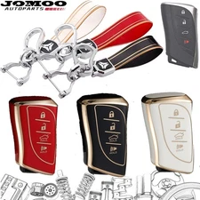 For Lexus ES NX RX UX LC LX LS 2018-2023 Remote Smart Key Fob Cover Case 4Button