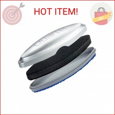 Quartet Glass Dry Erase White Board Eraser, Magnetic, Whiteboard Eraser, Silver