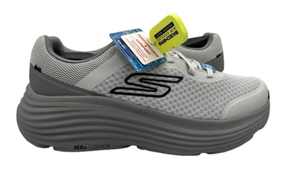 Skechers Men's Max Cushioning Endeavour Lace Up Athletic Shoes Gray Size:9 160E
