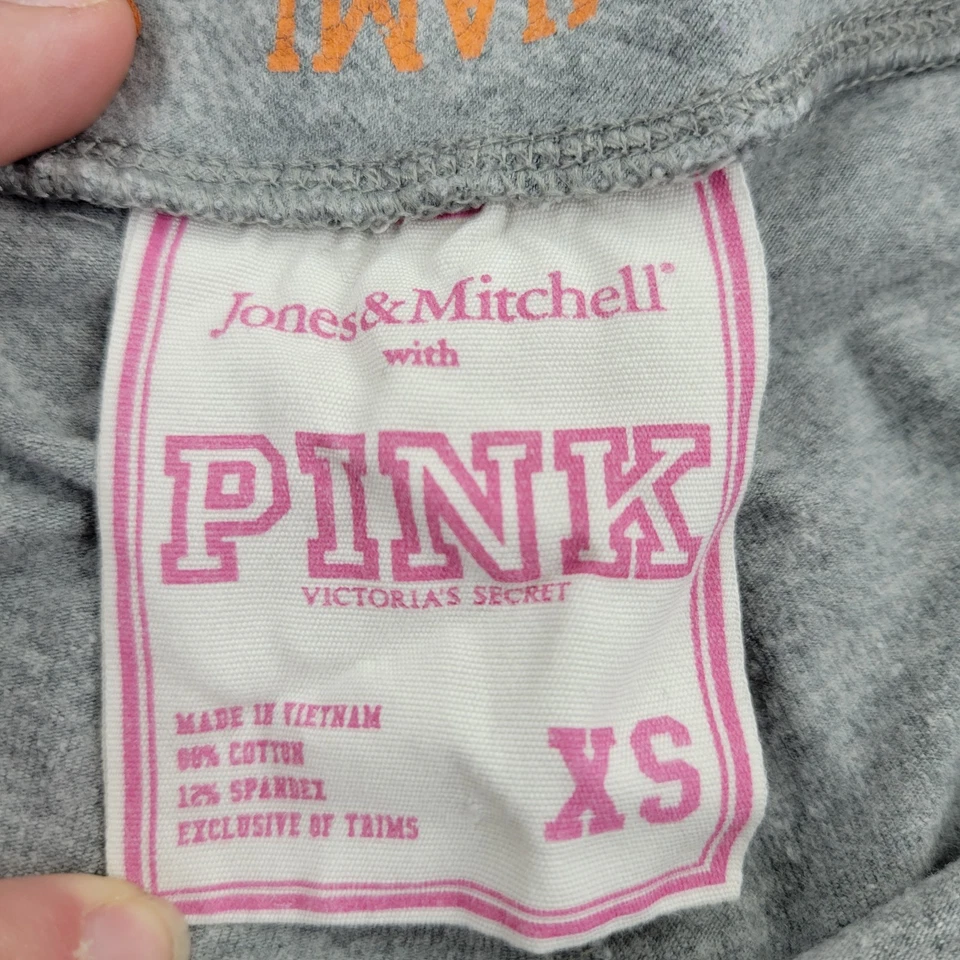 Miami Hurricanes Rosa Victoria's Secret Leggings Pantalones Mujer XS Medidas 26x32 Foto 3 de 4