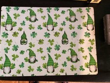 Gnome Placemats St. Patrick  s Day Set Of Four