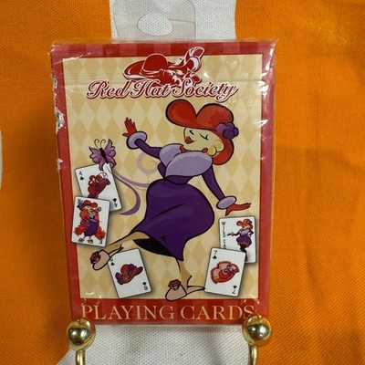 Sealed Red Hat Society Playing Cards Deck US Playing Card Co. Women s Group