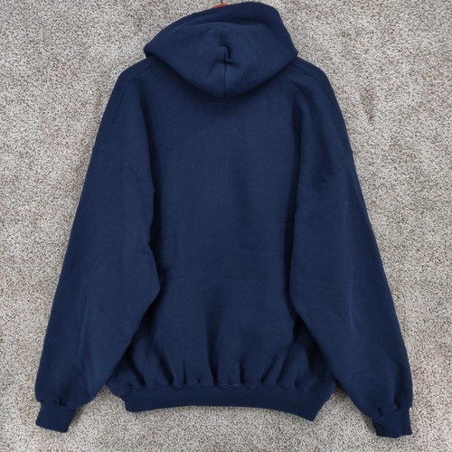 Vintage Russell Athletic UC Irvine Hoodie Mens XXL 2XL Navy Blue UCI Anteaters - Picture 9 of 15