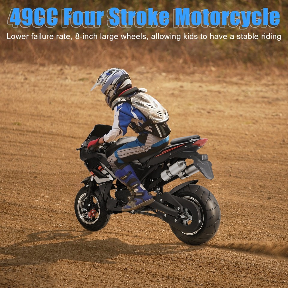 Pocket Rocker 47cc 49cc 4-Stroke Pocket Rocket Motorcycle 8