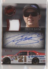 2012 Press Pass Redline Relic Auto Red 62/75 Trevor Bayne #RLR-TB Auto 07qr