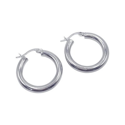 Platinum Basic 1 inch Hoops