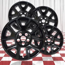 17" 4pc Gloss Black Wheel Skins (Set of 4) for 2019-2021 Jeep Renegade