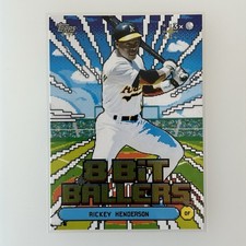 Rickey Henderson 2026 Topps Series 1 Celebration #8B-17 8 Bit Ballers Athletics