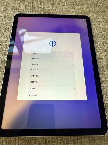 Apple iPad Air 11-inch M3 (2025) 128GB, Wi-Fi - Space Grey - cracked Screen - Afbeelding 2 van 13