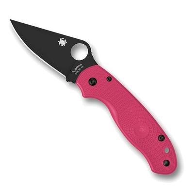 Spyderco Para 3 Lightweight Pink mit schwarzer CTS-BD1N-Klinge und FRN Griff