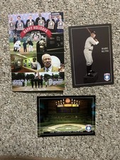 (1) Happy Holidays Card Baseball HOF,(1)Babe Ruth(1)Grandstand Theater Post card