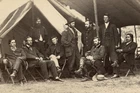 ULYSSES GRANT AND STAFF AT CITY POINT CIVIL WAR 8x12 GLOSSY PHOTO PRINT