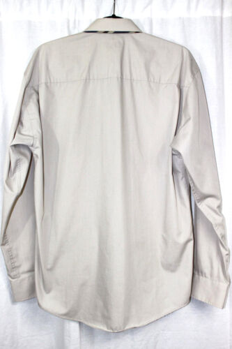 Yves Saint Laurent YSL Tan Mens Shirt Long Sleeve Button Down Sz15.5 Neck 34-35 - Picture 2 of 6