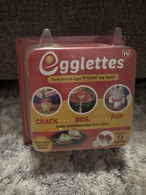 Egglettes 4-Pack Hard-Boiled Eggs Without Shell New In Package 