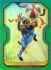 2021 Panini WNBA Prizm RUTHY HEBARD #84 GREEN PRIZM SKY