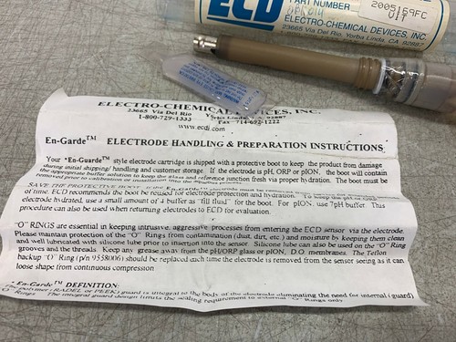 ECD Electro-Chemical Devices 2005169 FC S80 Sensor PH ELECTRODES, PEEK body NEW - Foto 2 di 5