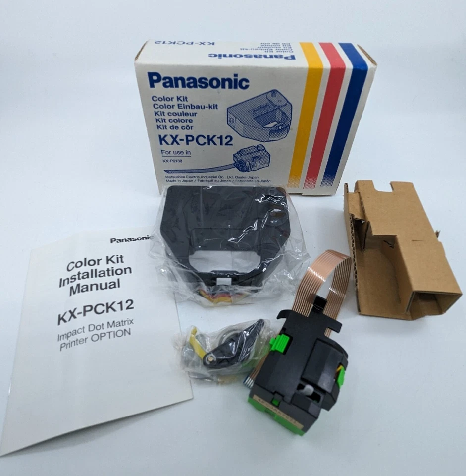 [NIB] KX-PCK12 Panasonic Ribbon Color Kit With Adapter for KX-P2130, 2135 - Image 2 of 4