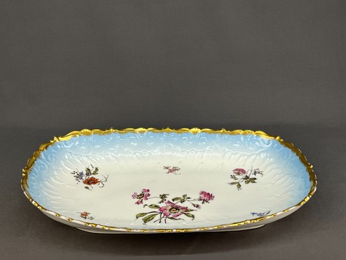 12 Pc Antique LS & S Limoges Floral Dessert/Salad Serving Bowl + 7" Plates - Picture 6 of 20