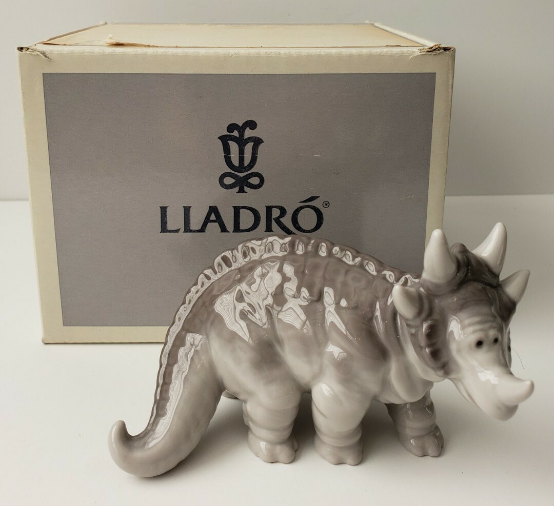 Lladro SPIKE Dinosaur Figurine Retired 1998 w/ Original Box #07543