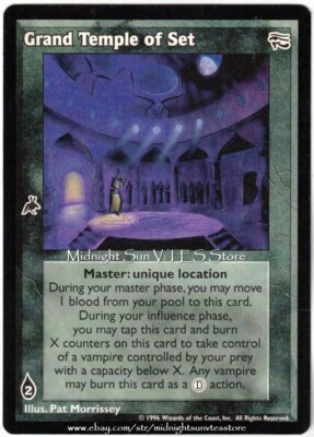 Grand Temple of Set Ancient Hearts V:TES VTES Vampire CCG | eBay