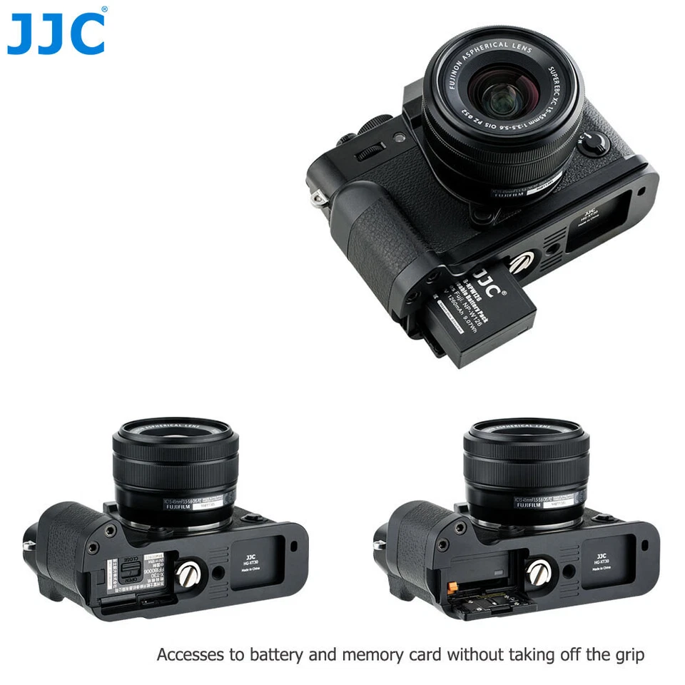 JJC Metal Camera Hand Grip for Fujifilm Fuji X-T30 XT30 X-T20 X-T10 as MHG-XT10 - Image 3 of 4