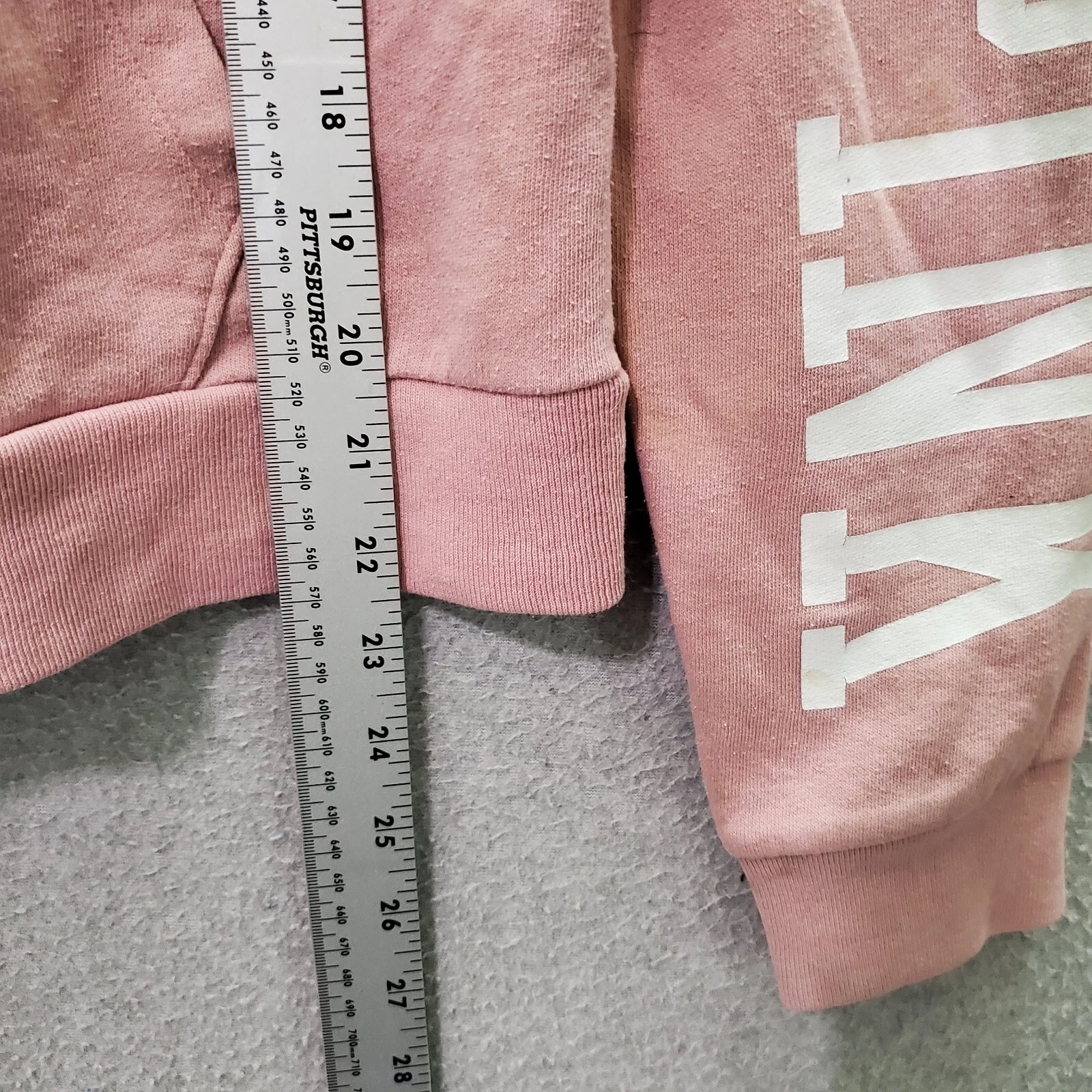 victoria-secret-vs sherpa full zip crop logo hoodie