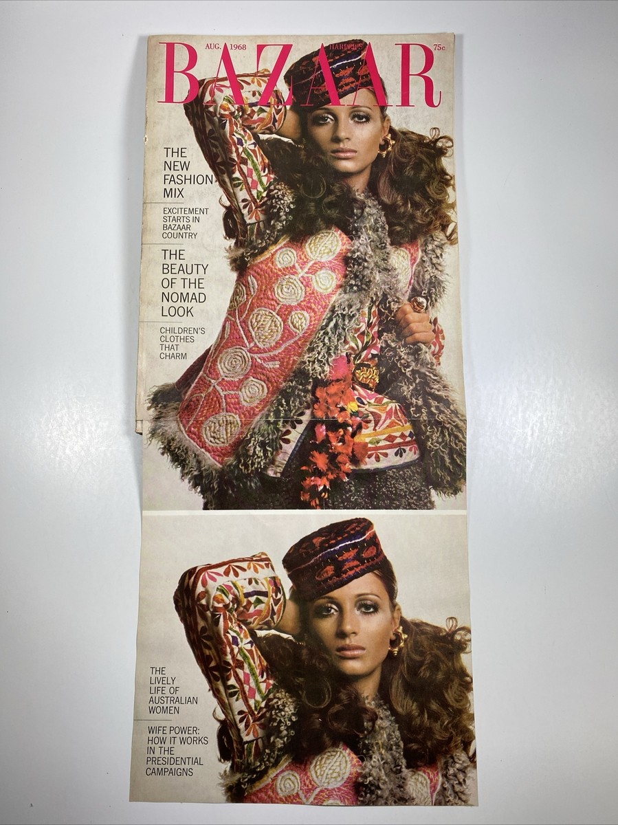 Harper's Bazaar Magazine August 1968 Fashion Ingmari Lamy VG | eBay