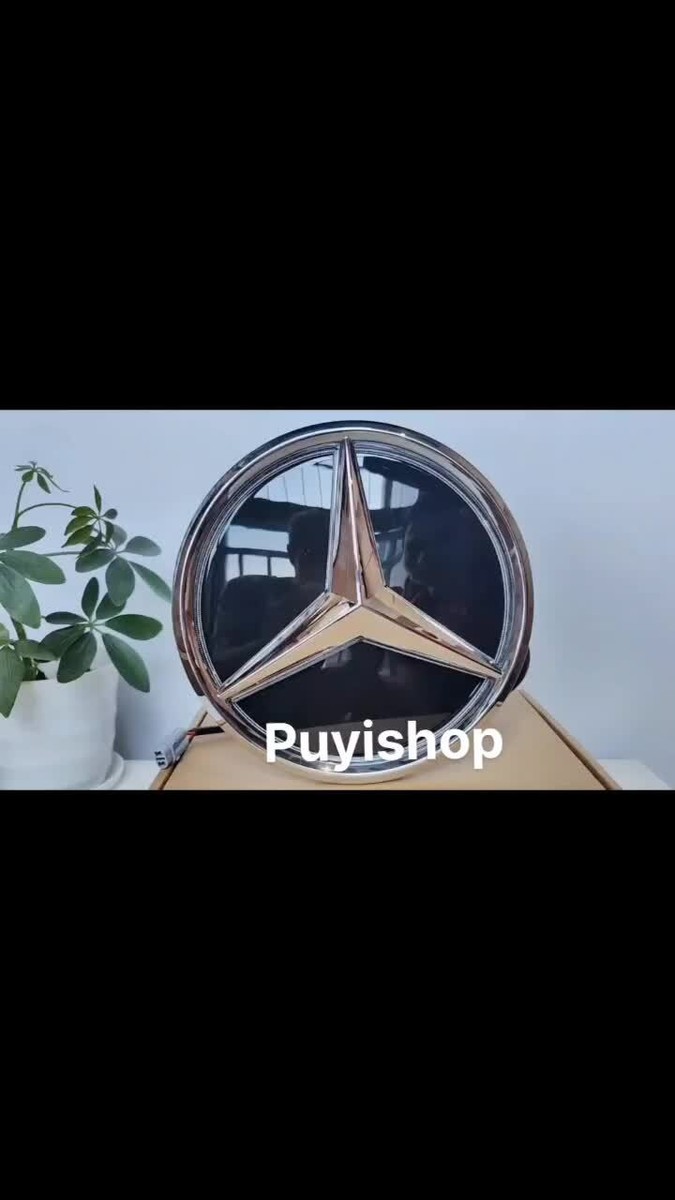 Front Led Badge Emblem Star Logo Light For Mercedes Benz GLB GLA