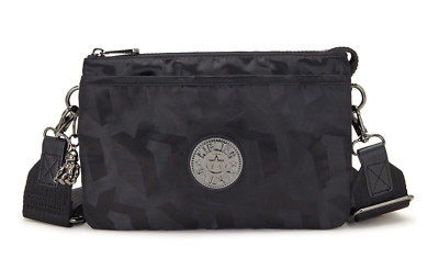 Kipling RIRI Small Umhängetasche - Schwarz 3D K JQ UVP 78£