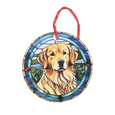 Golden Retriever 01 Design Holographic Dog Ornament