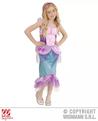 CARNEVALE COSTUME SIRENETTA PRINCIPESSA ARIEL BAMBINA 5/7 ANNI